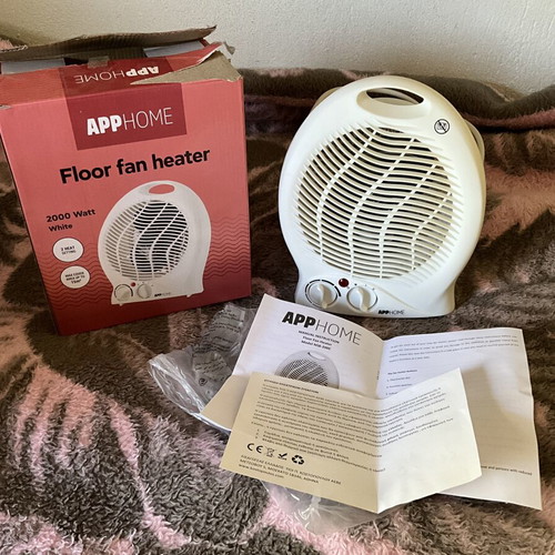 Apphome Floor Heater 2000W like new, portable fan heater