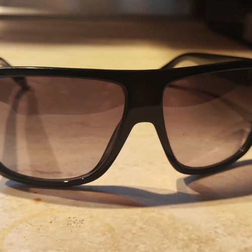 Marc Jacobs sunglasses used, black with minor scratches