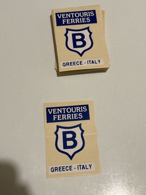 Συλλεκτικό αυτοκόλλητο Ventouris Ferries καινούργιο