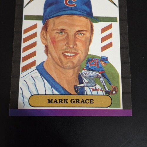 1988 Donruss Diamond Kings Mark Grace Baseball Card like new