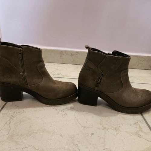 Lumberjack women's boots used, brown cigar, size 37, suede