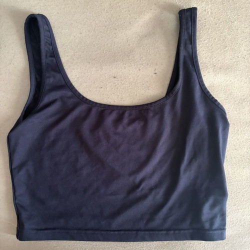 Shein dark blue top, size M, gym suitable