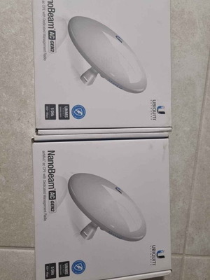 Ubiquity NanoBeam AC Gen 2 καινούργιες, 2 σφραγισμένες κεραίες