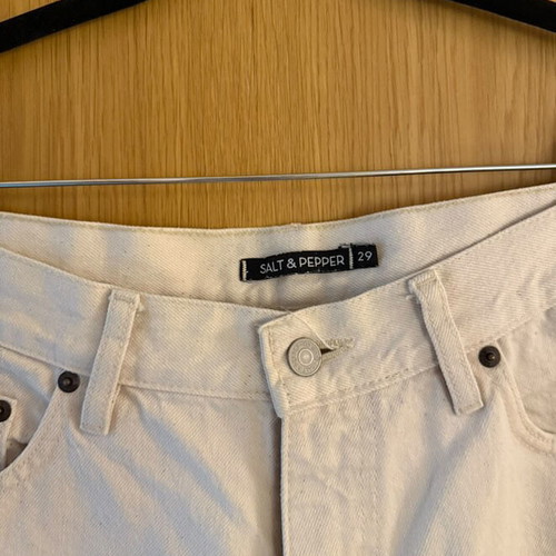 Salt & Pepper jeans used, size M, beige