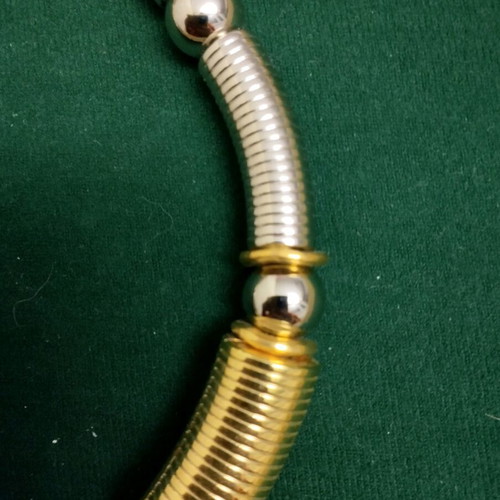 Necklace new metal in gold and silver color