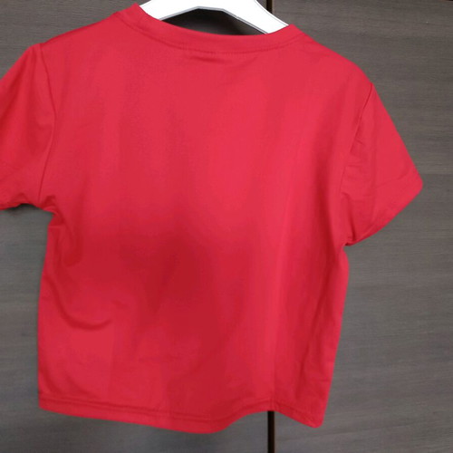 Girls' t-shirt 2-3 years new, red with cat print