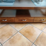 Solid wood coffee table like new