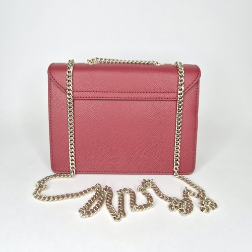 Furla Venere Mini Bag new, red leather crossbody with gold chain