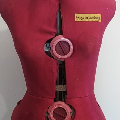 Adjustable sewing mannequin slightly used