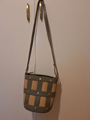 Tamaris crossbody bag, grey and beige
