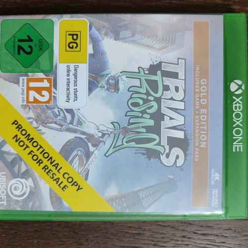 Trials Rising Gold Edition Xbox One used, promotional copy
