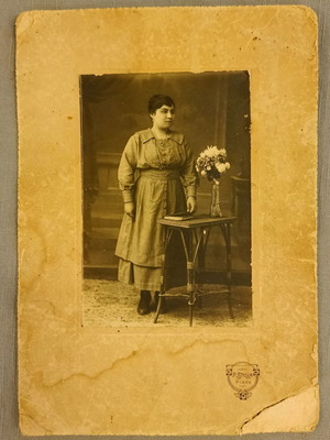 Photo of p.Stella used, Piraeus, on cardboard