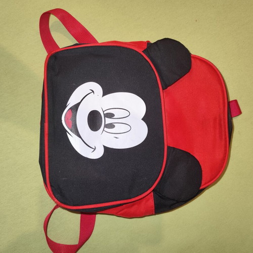 Mickey red preschool backpack used, excellent condition
