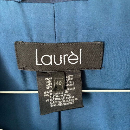 Laurel women's suit used in blue shades size L