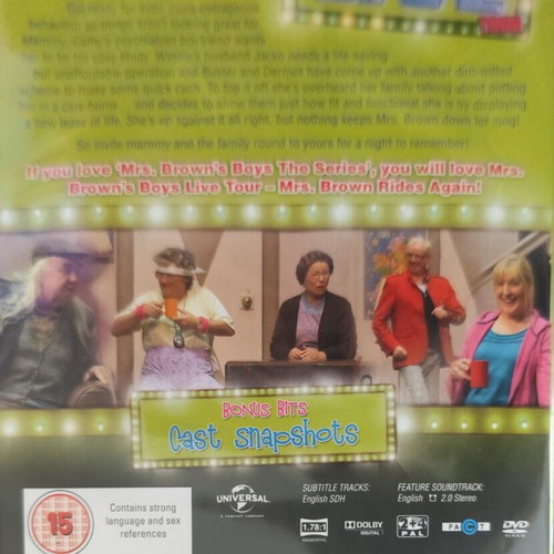 Mrs. Brown's Boys DVD comedy series like new, 2 discs with English subtitles