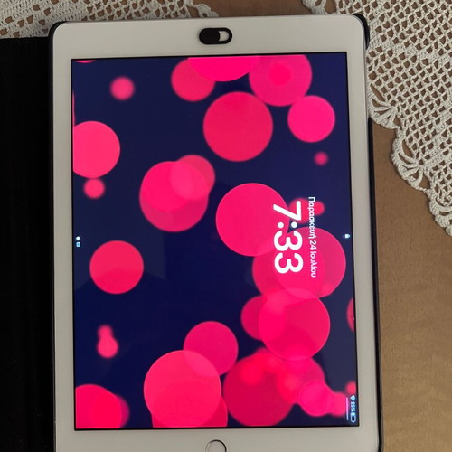 iPad 5th Generation 2017 with Retina display, 32GB, leather case