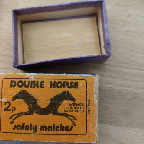 Vintage matchboxes used, pack