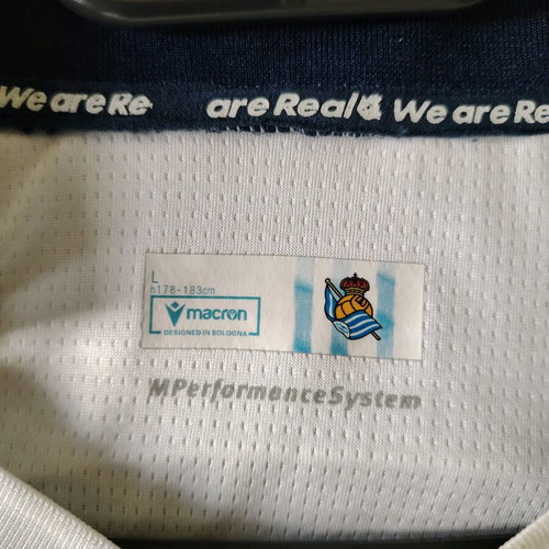 Real Sociedad 23/24 Home Shirt used, official replica, size L