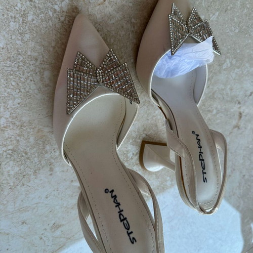 Stephan women's slingback pumps with rhinestones size 37 new