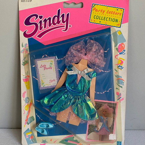 Hasbro Sindy Fashions Party Letters Collection outfit set 1990 new