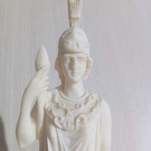 Athena handmade alabaster statue like new, 25 cm