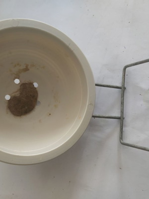 Φωλιές πτηνών βακελίτη με στήριγμα γαλβανιζέ μεταχειρισμένες, πακέτο 10