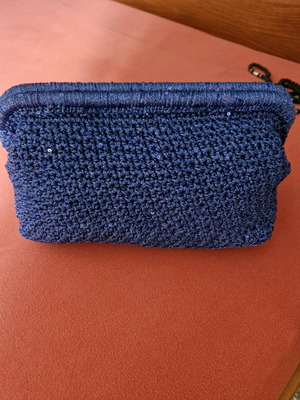 Blue handbag new