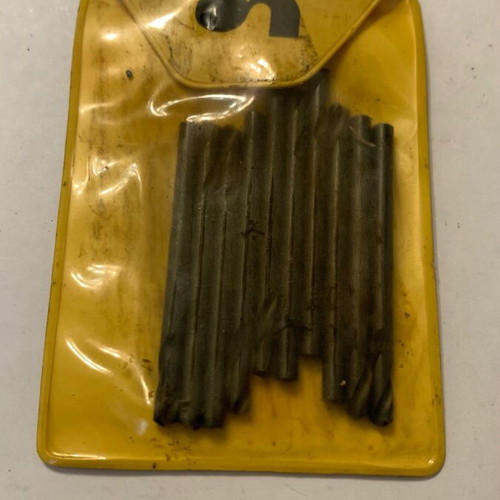 Drill bits like new, pack of 10 pieces