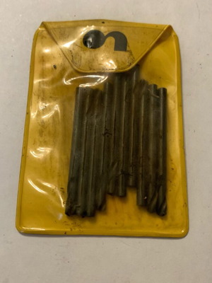 Drill bits like new, pack of 10 pieces