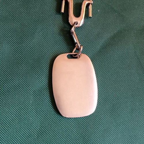 Johnnie Walker Collectible Metal Keychain Vintage Striding Man