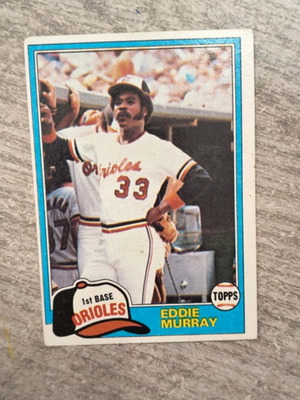 1981 Topps Eddie Murray baseball card like new
