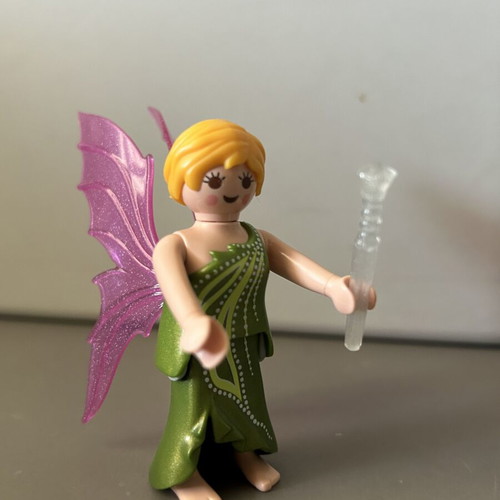 Playmobil fairies and princess set with pond like new