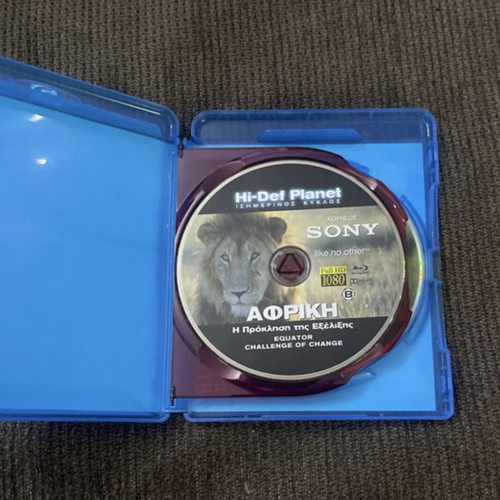 Hi-Def Planet Equator Blu-ray and DVD set like new by Sony