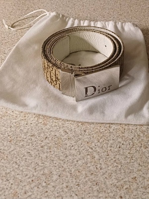 Dior belt like new, size 90, beige and brown