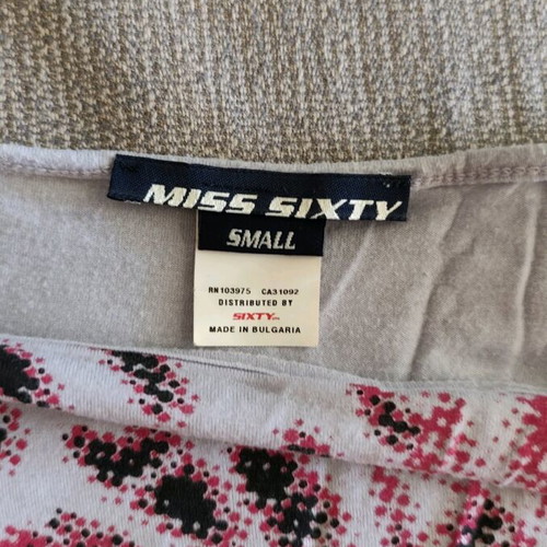 Miss Sixty blouse dress like new, size small with loose fit