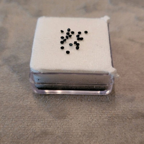 Sapphires new, pack of 20 pieces, deep blue round cut