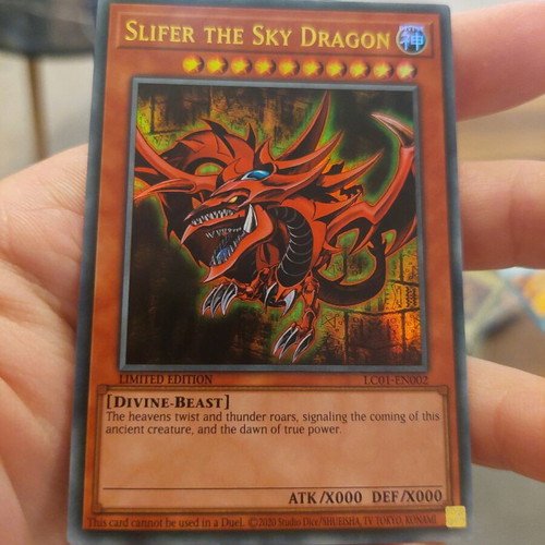 Slifer the Sky Dragon Limited Edition like new