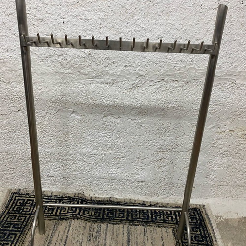 Metal Ivox Stand Clothes Hanger with Hooks