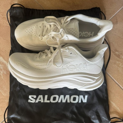 Hoka Clifton 10 white, size 39 1/3, like new