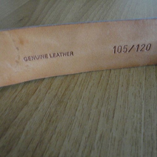 Jacob Cohen men's belt used, natural hair leather, size 105