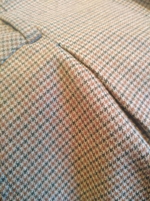 Zara pants like new, brown with petit check, size M