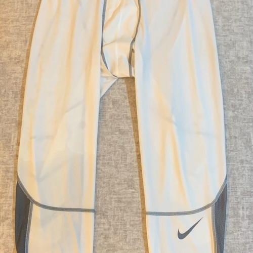 Nike Pro Combat Tight men's XL like new, white and gray