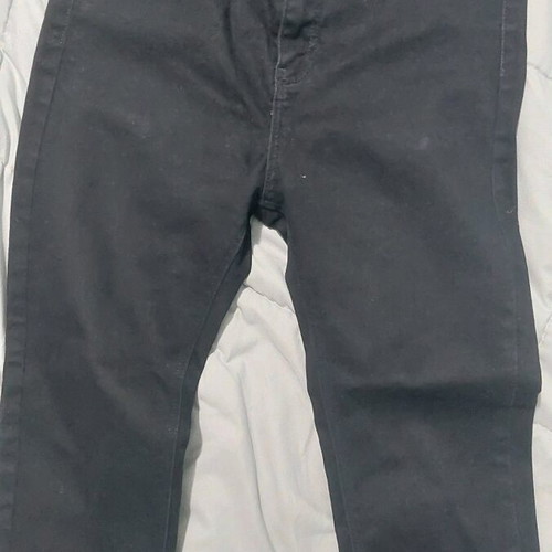 Stradivarius black super high waist skinny jeans like new, size 38