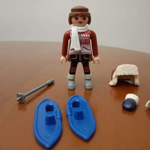 Playmobil Winter Sports Figure like new with accessories
