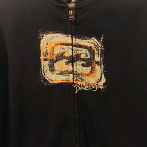 Billabong zip hoodie like new, size M, black multicolor