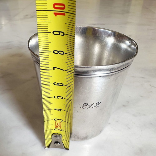 Christofle Silver-Plated Antique Cup from France 1910 used