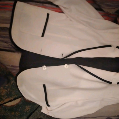 Basler jacket used, white, size M