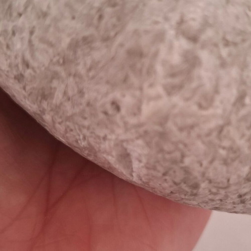 Vintage decorative candle shaped like a pebble, like new