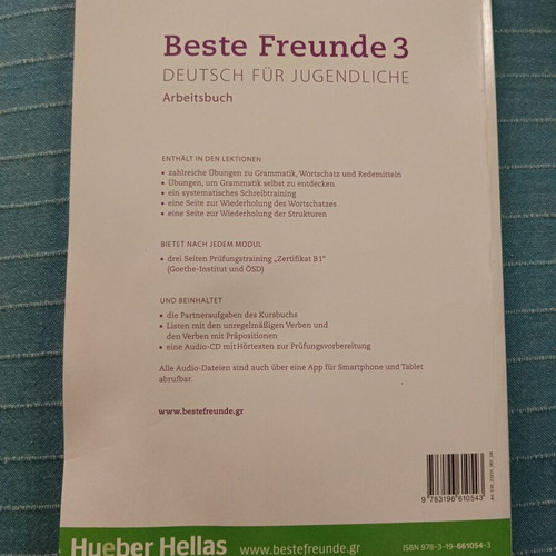 Beste Freunde 3 B1 German coursebook and workbook like new