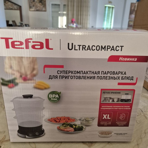 Tefal VC2048 Ultracompact Steamer 9Lt Black new